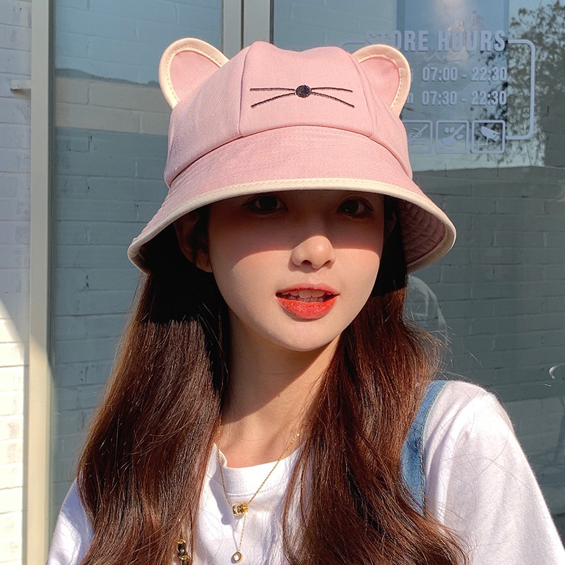 Mũ tai mèo dáng ngắn dễ thương cho nữ