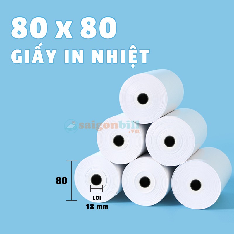 GIẤY IN BILL | K80x80 chỉ 20.000đ/cuộn | Hansol - Hàn Quốc