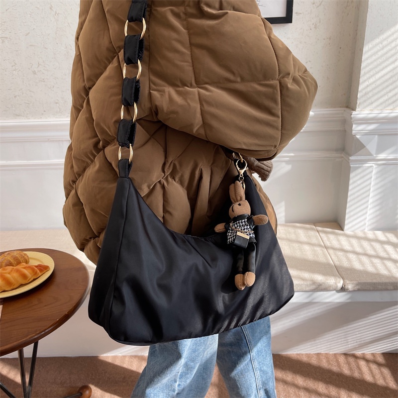 Túi đeo vai bằng nylon thoải mái thời trang cho nữ