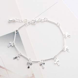 Lắc tay thánh giá bạc - TS-0113