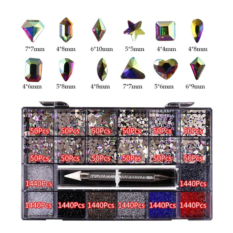 Hạt Đá Dán Trang Trí Móng Tay Chủ Đề Halloween Giáng Sinh