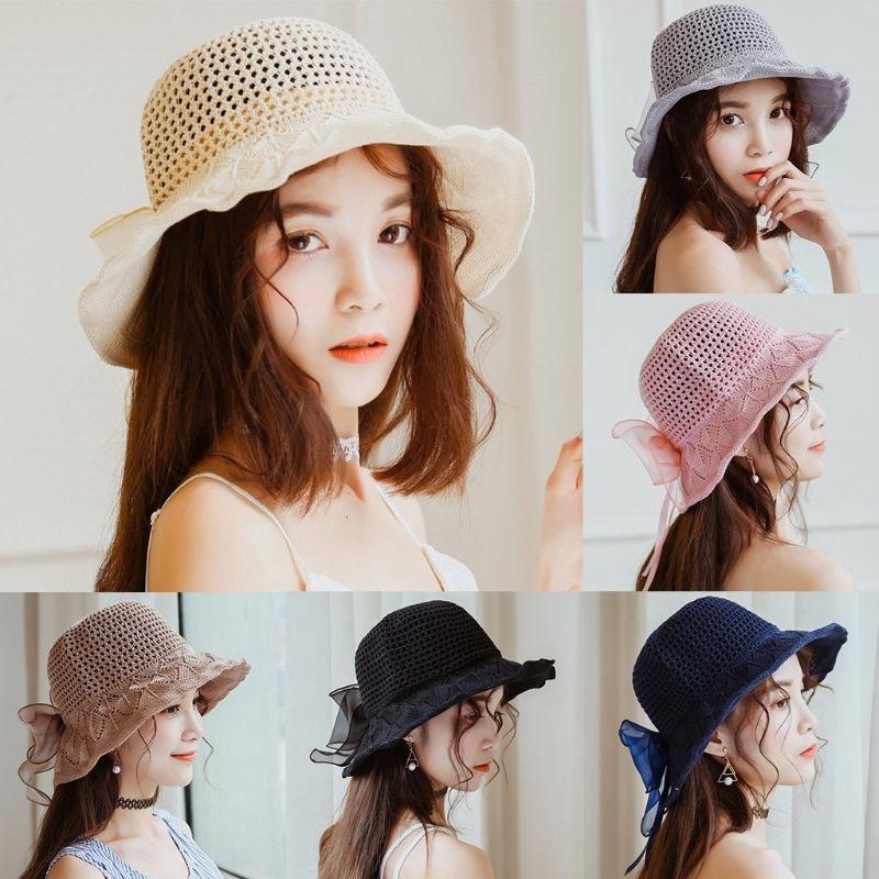 Mũ vải cotton lanh dệt kim thời trang xinh xắn dành cho nữ