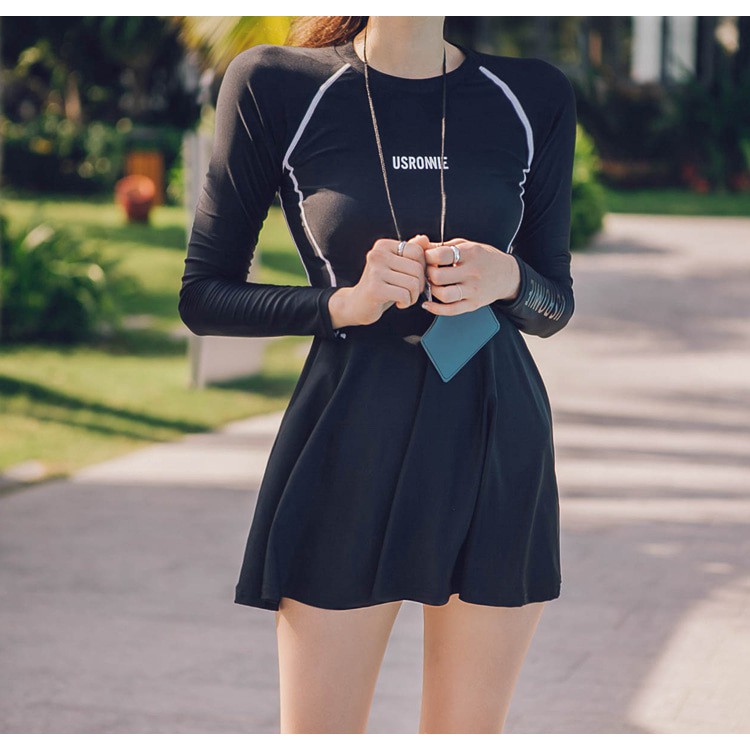 CÓ SẴN bikini usronnie đồ bơi nữ dài tay quần váy thun lạnh đẹp | BigBuy360 - bigbuy360.vn