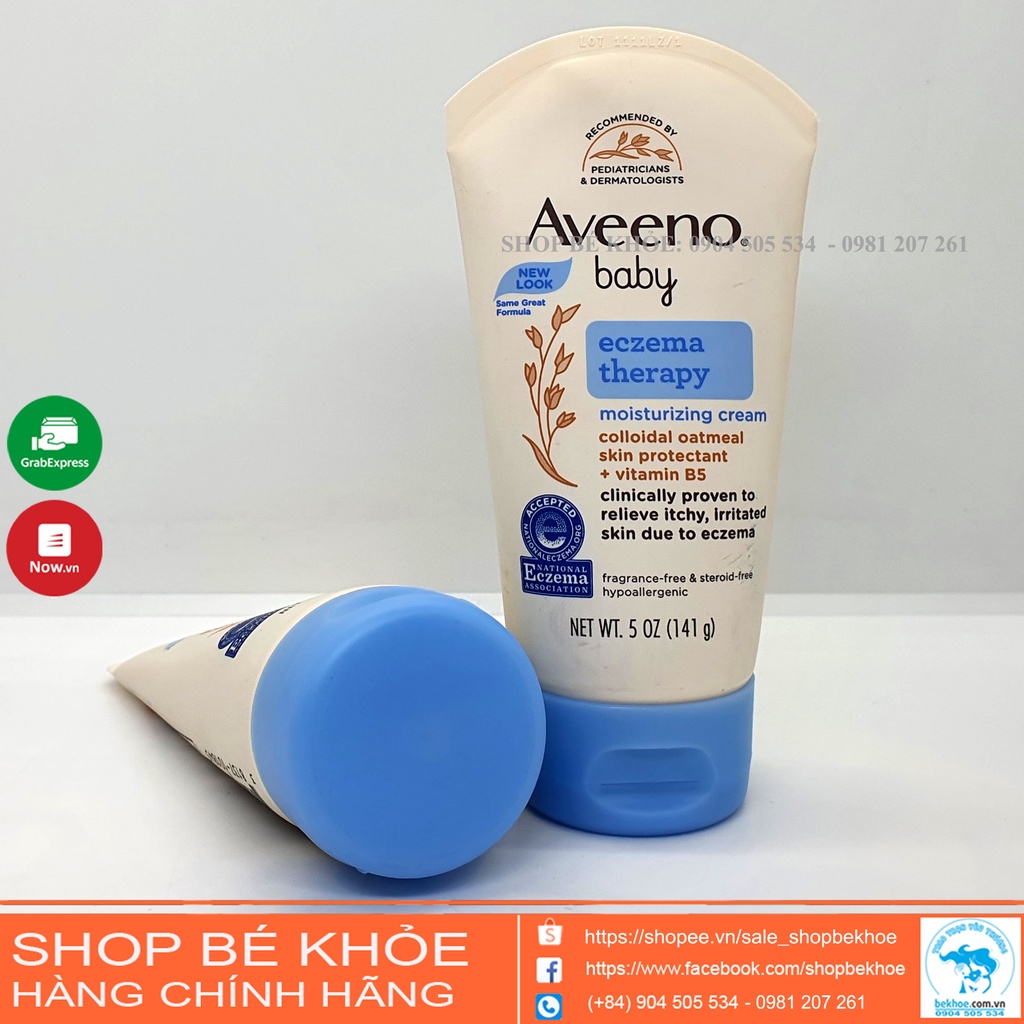 Kem Aveeno Baby - Dưỡng ẩm, dưỡng da cho bé Aveeno Baby Eczema Theraby Moisturizing Cream