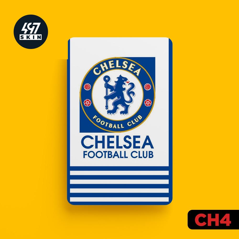 Skin Card Chelsea - Miếng Dán ATM, Thẻ Xe, Thẻ Từ, Thẻ Chung Cư - Chất Liệu Chống Xước - Chống Nước