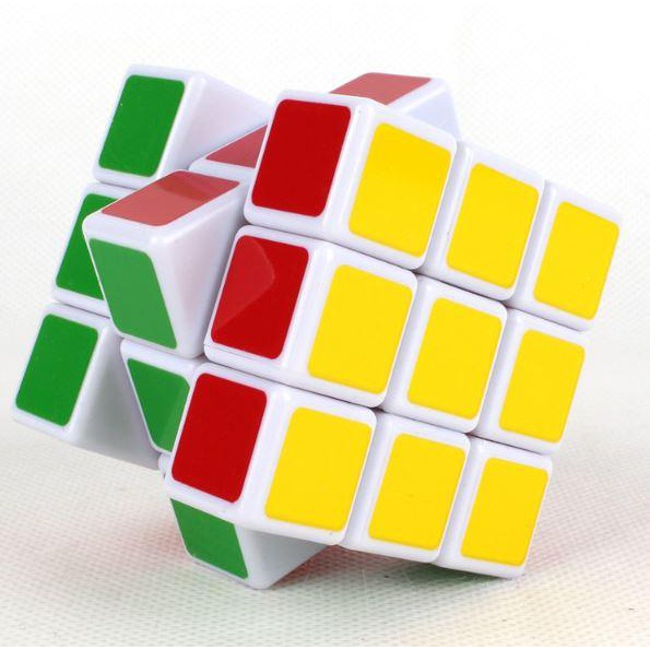 Đồ Chơi Rubik 3x3x3 Có Viền Trắng - Rubik Magic Cube 3x3 HÀNG XỊN xoay cực mượt