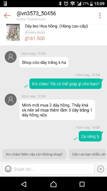 Dây leo Hoa hồng (Hàng cao cấp) - Hoa lụa