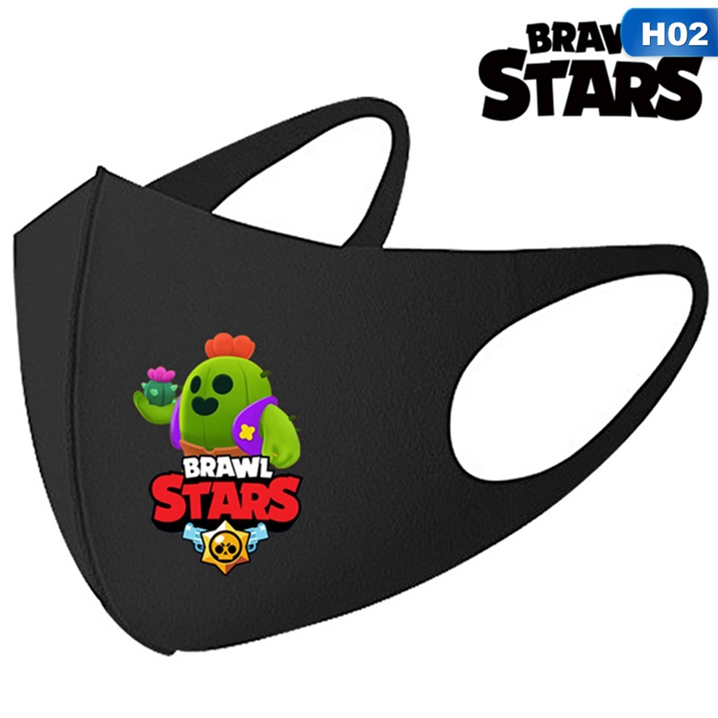 Khẩu trang cotton họa tiết game Brawl Stars