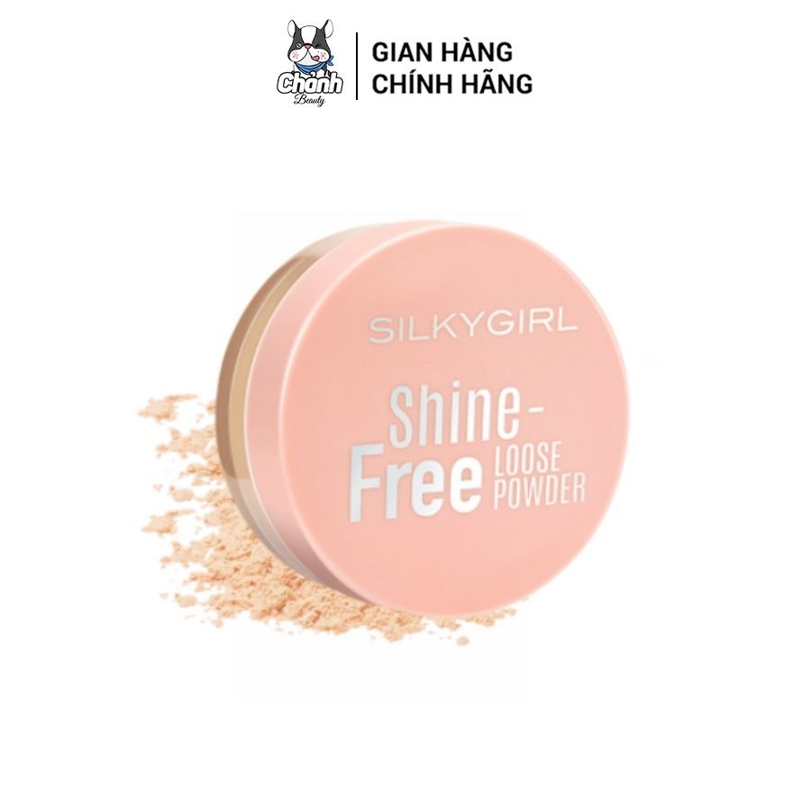 Phấn Phủ Trang Điểm Kiềm Dầu Dạng Bột Silkygirl Shine-Free Loose Powder 10g