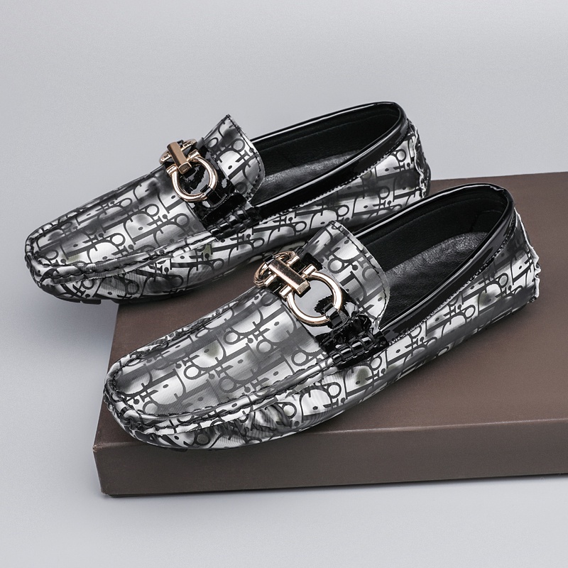 Giày Lười Da Cổ Điển Cho Nam