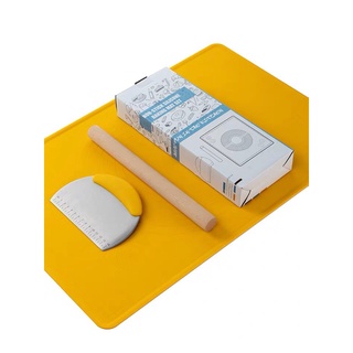 Set 3 dụng cụ làm bánh( thảm nhào bột, cán bột, cắt bột)