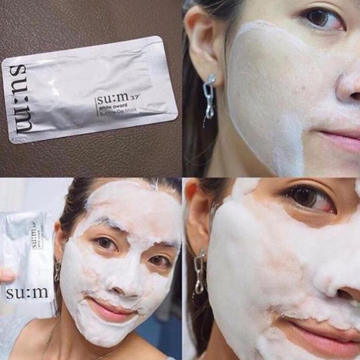 Mặt nạ sủi bọt thải độc Sum 37 Bright Award Bubble De Mask Hàn Quốc [Sẵn hàng]