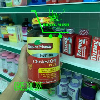 🇺🇸 210 viên uống Giúp Giảm Cholesterol trong Máu CholestOff Plus Nature Made 🇺🇸