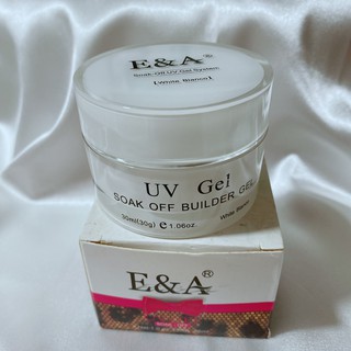 Gel đắp móng E&A màu trắng 30gr