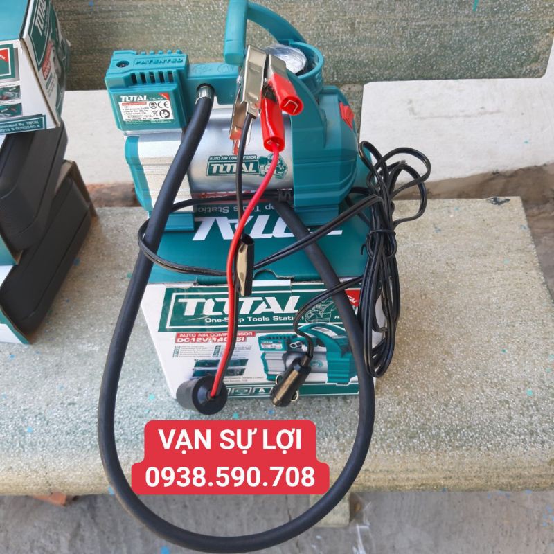 Máy Bơm Lốp Ô tô Total TTAC1406 - Dụng Cụ Kiểm Tra Hơi 140 PSI, 35 L/p, 4kg