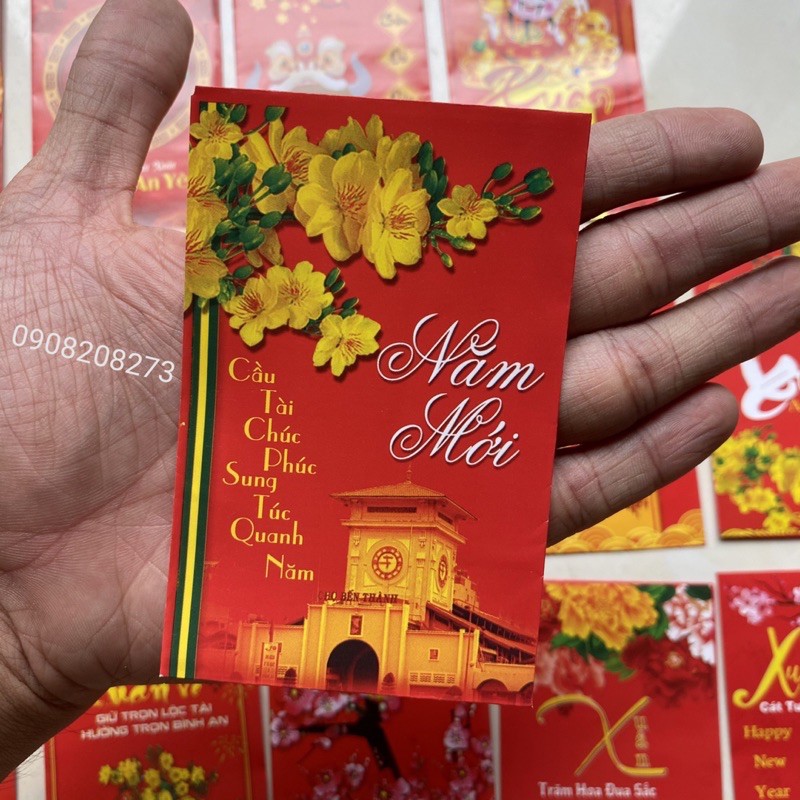 Sỉ 1000 lì xì truyền thống (Vô sẵn 10c/bao)