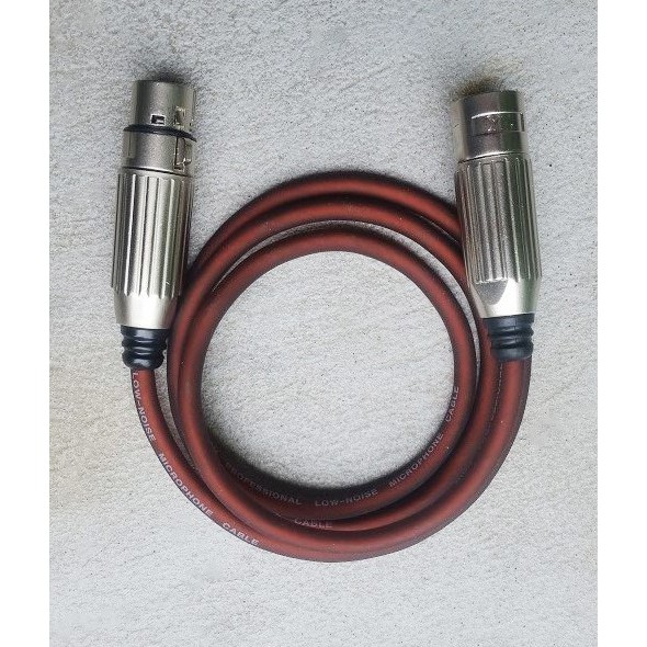 Dây micro Jack canon XLR đực ra XLR cái 2 mét