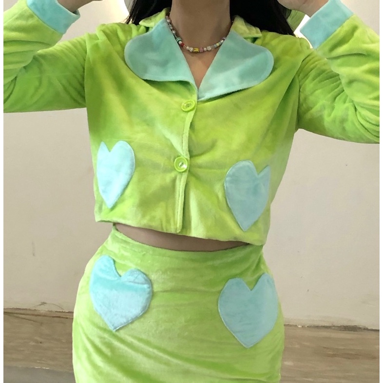 Áo vest xanh neon