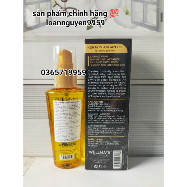 WELLMATE tinh dầu dưỡng tóc (60ml) | BigBuy360 - bigbuy360.vn