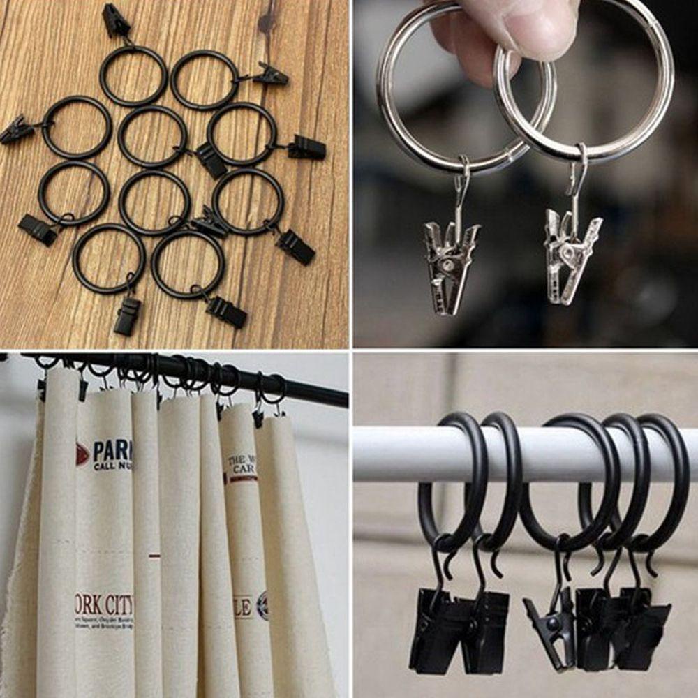 Móc Treo Rèm cửa sổ Bằng Thép Không Gỉ Đa Năng Tiện Dụng