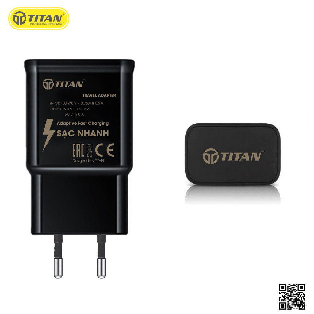 Củ Sạc Nhanh TITAN SN08 Qualcom 3.0