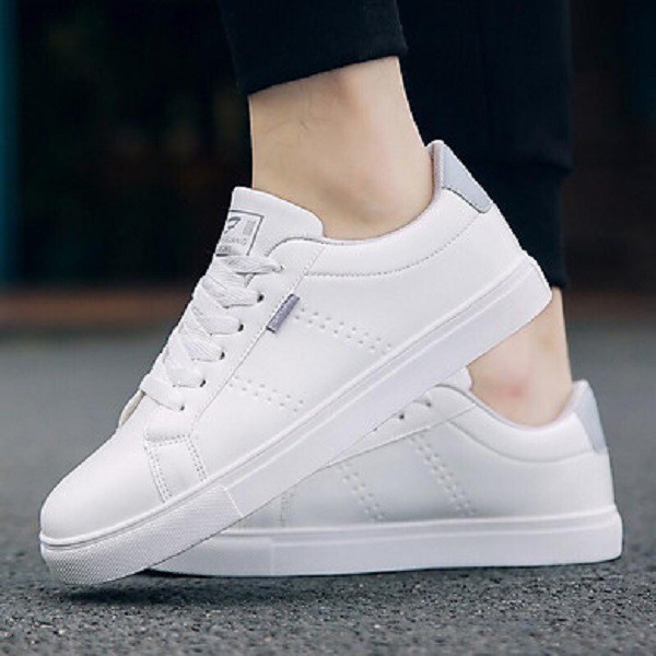 Giày thể thao nam, sneaker nam thời trang màu trắng ghi - USN018 | WebRaoVat - webraovat.net.vn