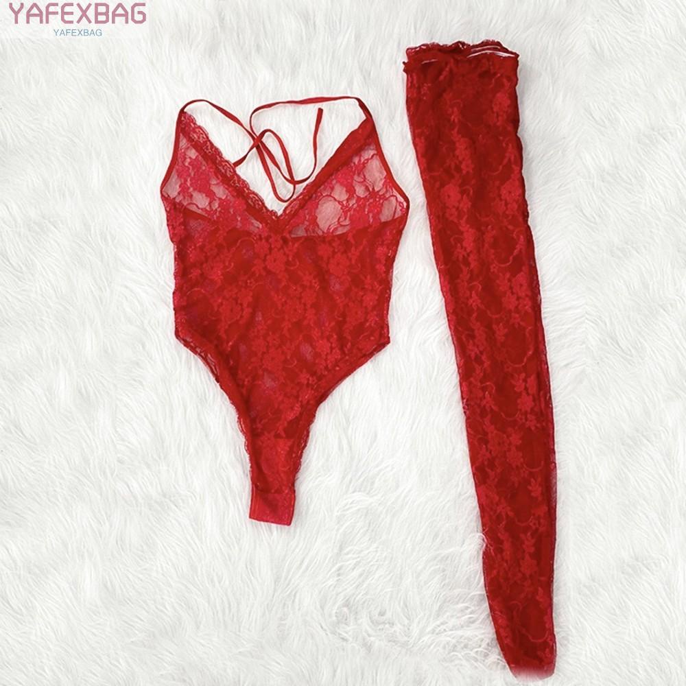 Bộ đồ ngủ ren cổ chữ V khoét sâu thoải mái size M-2XL
 | BigBuy360 - bigbuy360.vn