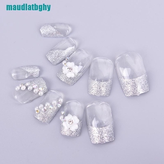 ♡Bộ 24 Móng Tay Giả Lấp Lánh