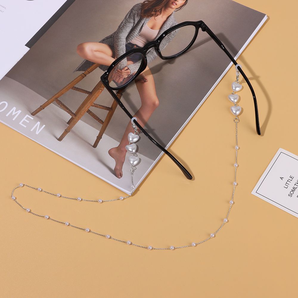 Dây Đeo Giữ Mắt Kính Xâu Hạt Ngọc Trai Nhân Tạo Thời Trang