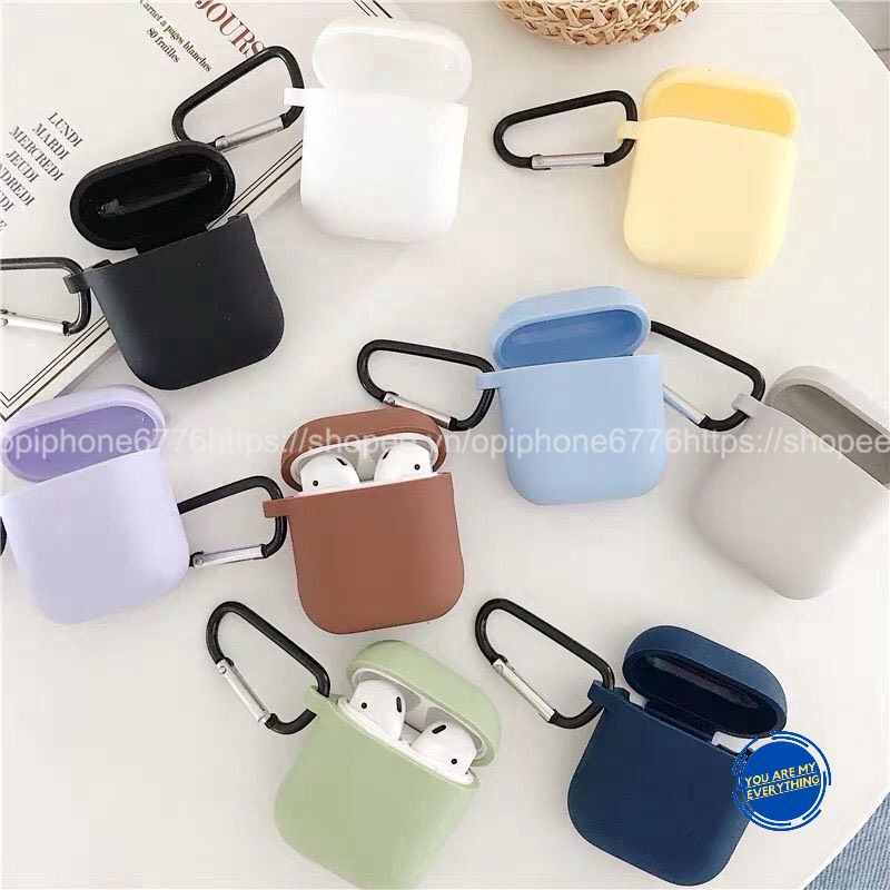 🍓🍌🍑 Vỏ Bao Airpods Cho Hộp Đựng Tai Nghe Không Dây 🍓🍌🍑 Case Airpod 1 2 i11 i12 i18 i100 Silicone Dẻo 🍓🍌🍑