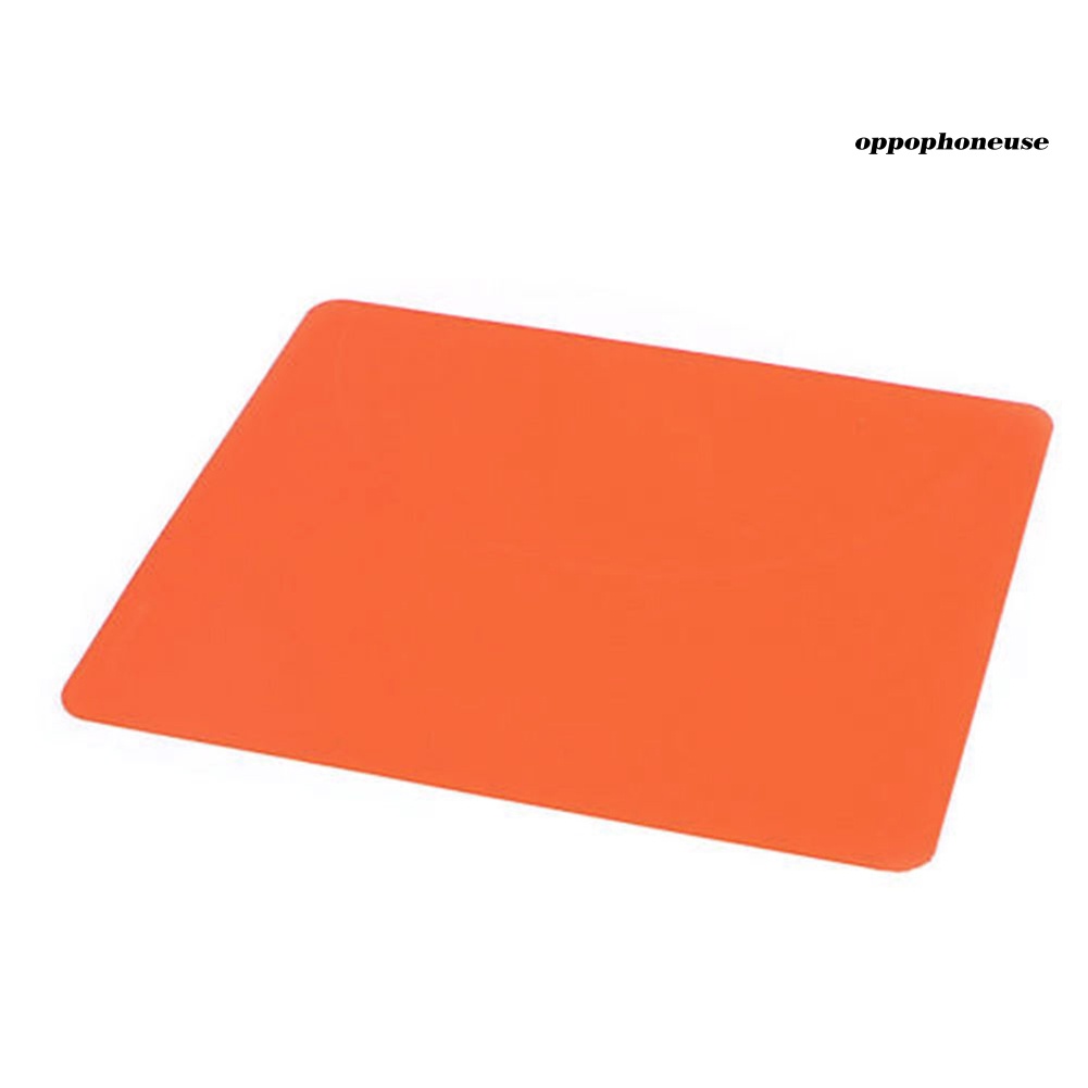 Miếng lót chuột chơi game màu trơn chống trượt hình chữ nhật kích thước 21.5x17.5cm