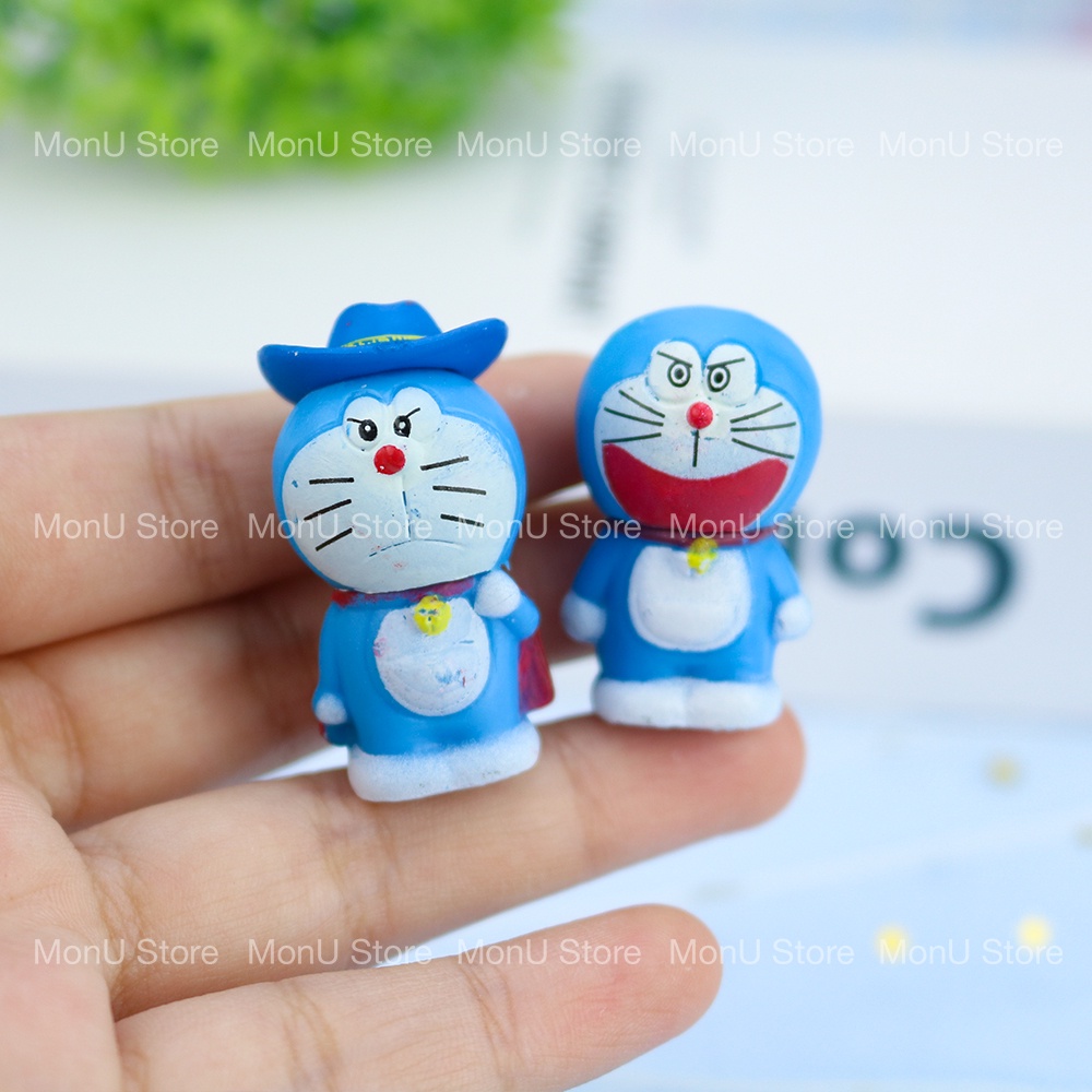 Bộ 8 mô hình DORAEMON DOREMON và thú cưng MINI dễ thương cute MON0231 TooYoo