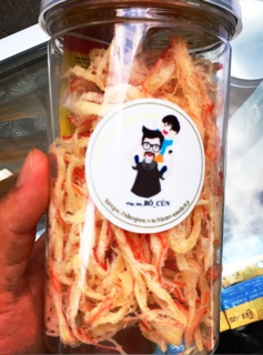 Mực xé hấp nước cốt dừa( loại 1) 250gr