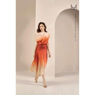 Vải lụa sóng ombre