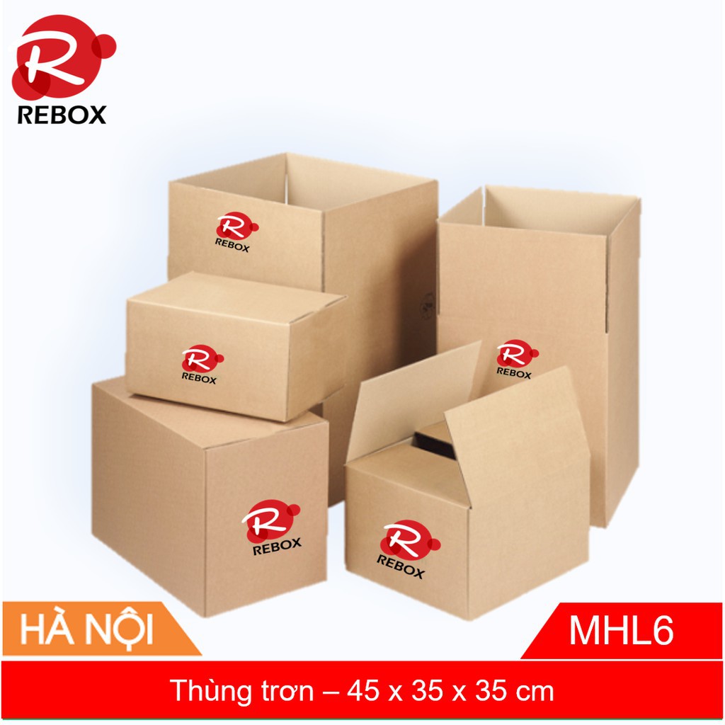 Hộp 45x35x35 cm - Combo 10 thùng carton đóng hàng siêu dày giá xưởng