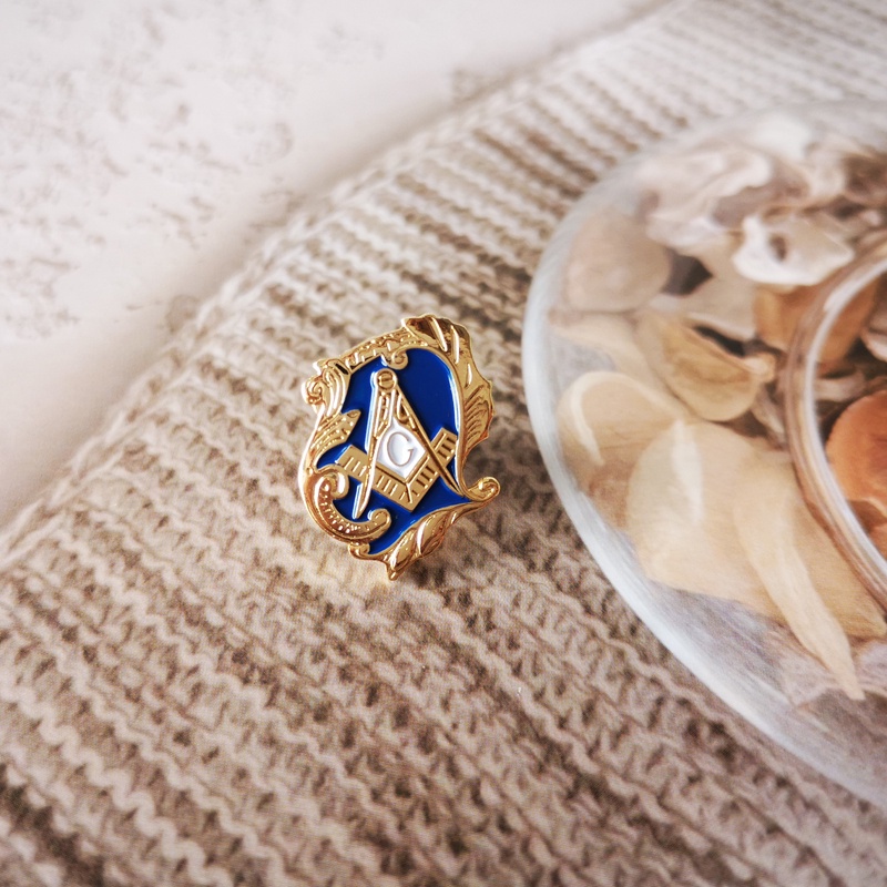 Huy hiệu cài áo Masonic/ Mason/ Freemason/ Blm7