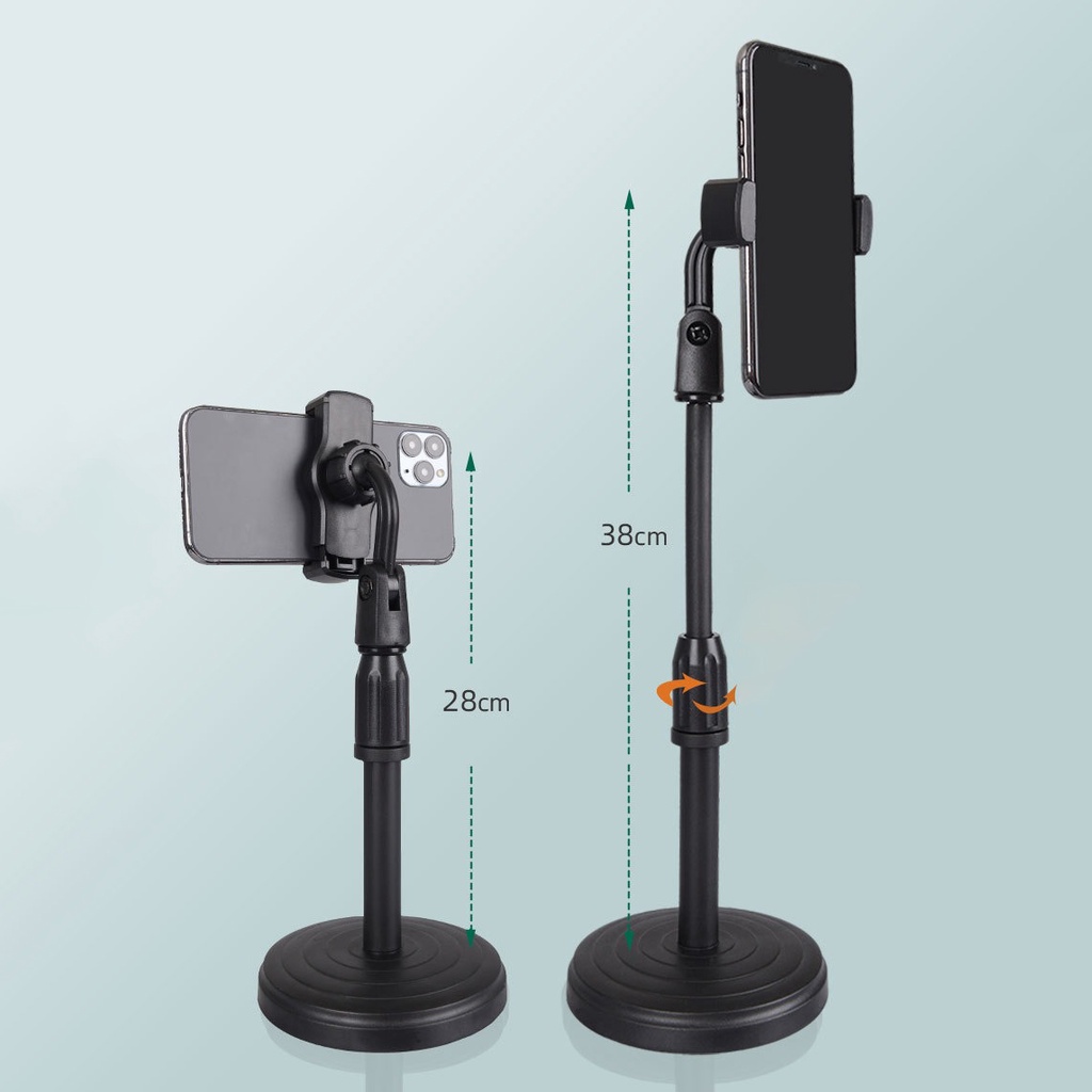 Giá Đỡ Điện Thoại Để Bàn Giá Livetream Cầm Tay Học Online Dễ Thương