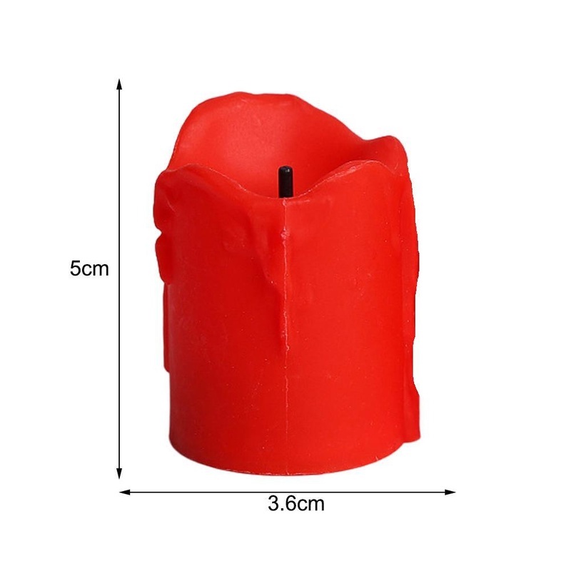 Đèn LED hình dáng nến hoạt động bằng pin màu đen tiện dụng để trang trí tiệc cưới