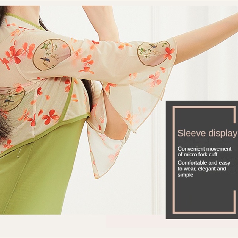 Đầm Sườn Xám Phối Lưới Co Giãn Thời Trang Cho Nữ