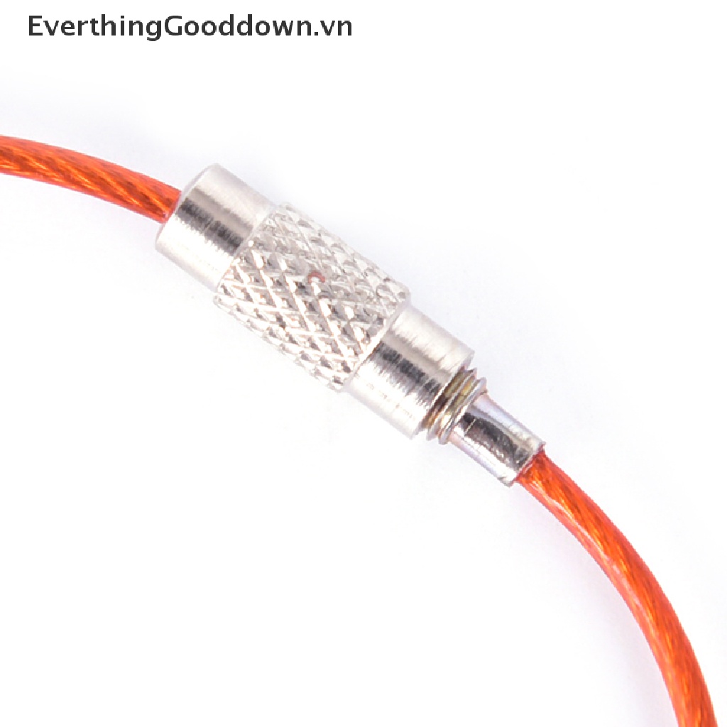 Everthinggooddown Dây Móc Khóa Bằng Thép Không Gỉ