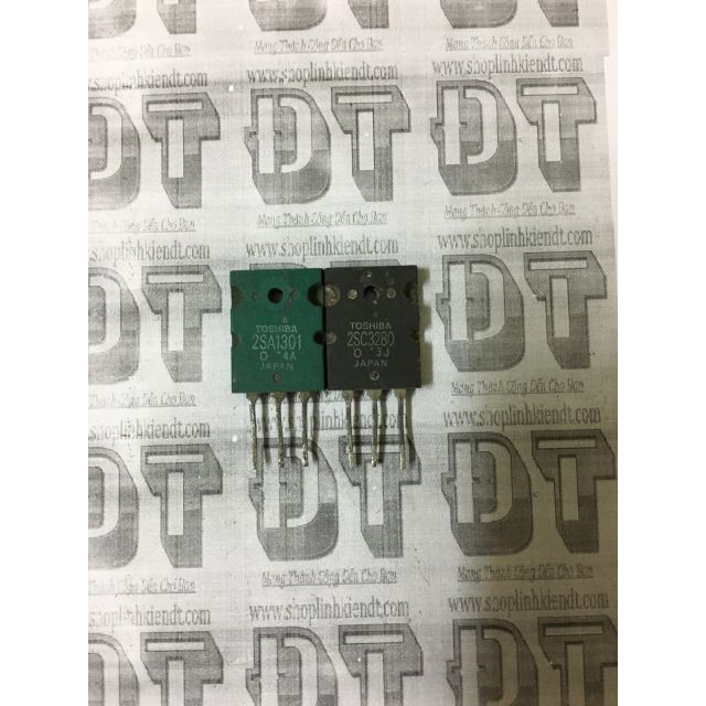 Cặp sò 2SA1301 2SC3280 hàng zin tháo máy