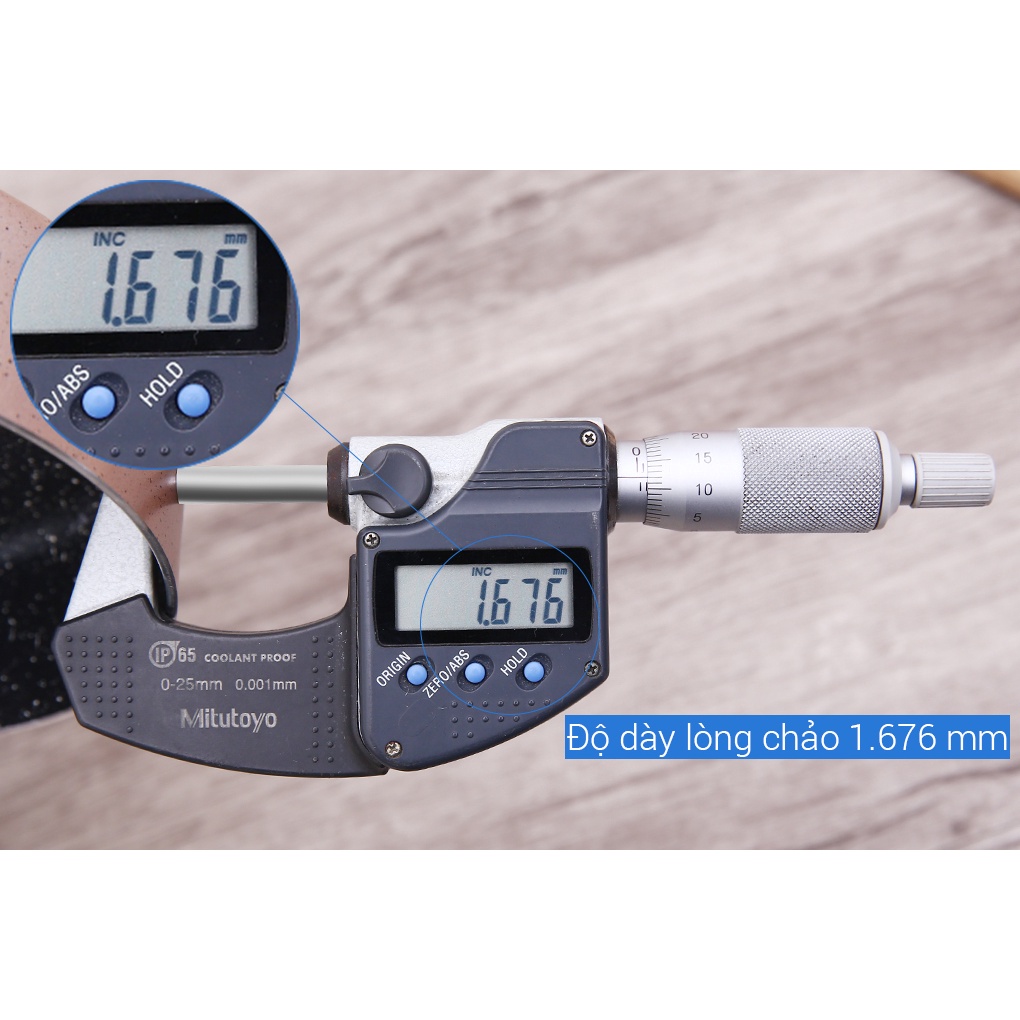 Bộ chảo quánh nhôm nắp kính 14 cm Delites BE011-14