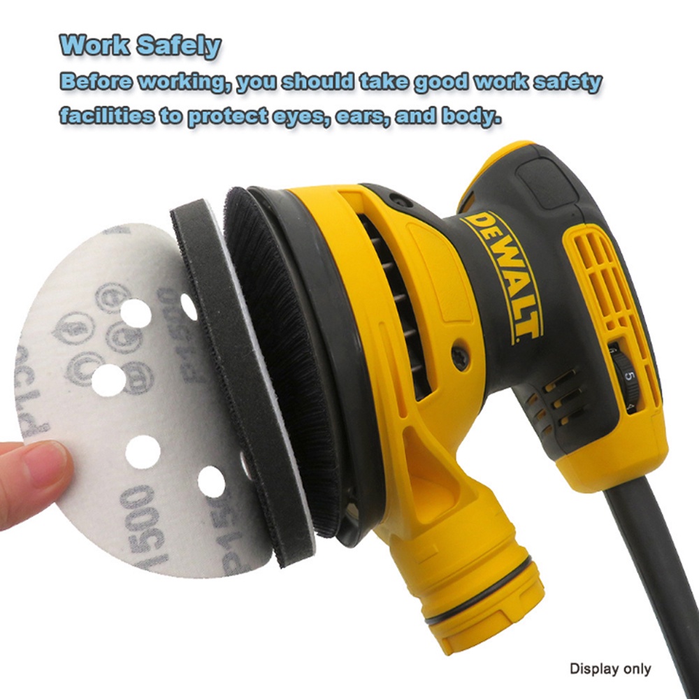 Đĩa chà nhám đánh bóng 5Inch 125MM 8 lỗ 4 bu lông chuyên dụng