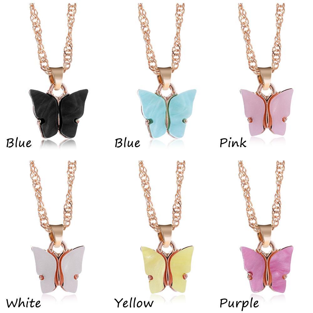 Vòng cổ Mặt Hình Bướm Dễ Thương Ngọt Ngào Cho Nữ