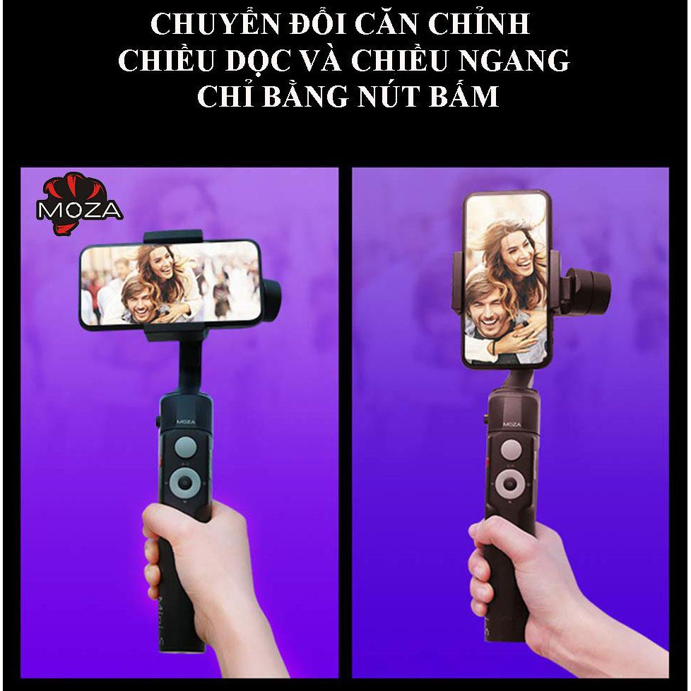 LinhAnh Gimbal Moza Mini S | Tay cầm trống rung dành cho điện thoại thông minh - BẢO HÀNH 12 THÁNG nhatlinh1824