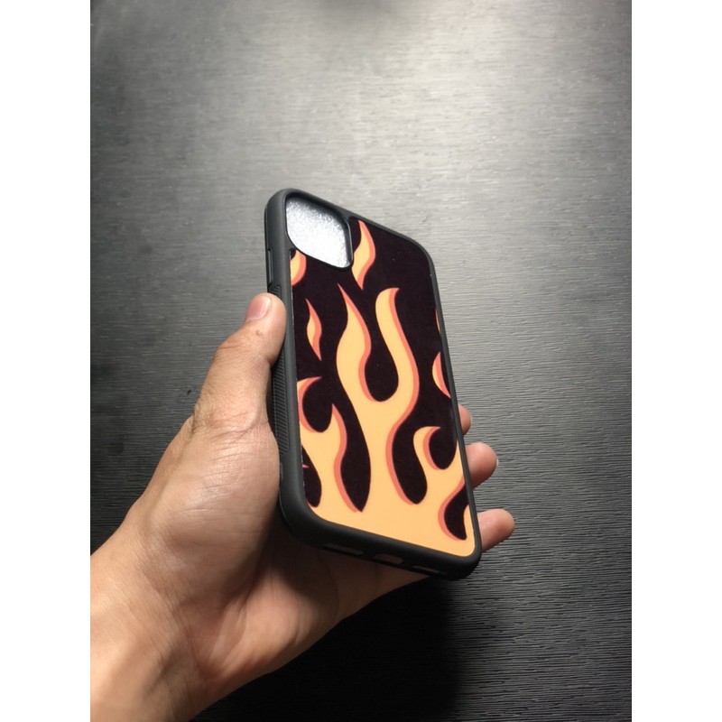 Ốp lưng cao cấp THINKCASE IPHONE Fire bùng cháy lên