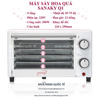 MÁY SẤY THỰC PHẨM SANAKY