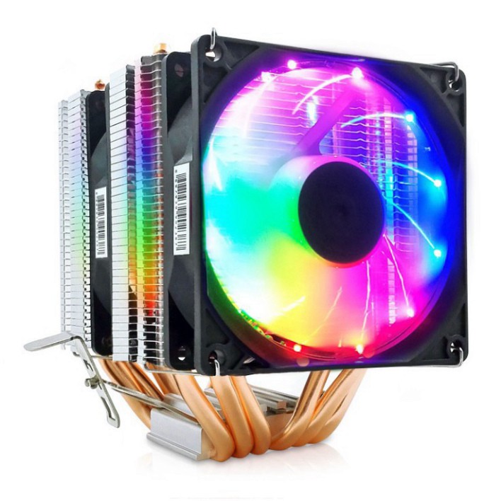 💥  Quạt tản nhiệt CPU Snowman M-X6 RGB 6 ống đồng Led tĩnh 5 màu 0