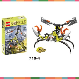 Đồ Chơi Bộ Xếp Hình Bionicle  710-4 Lắp Ráp Mô Hình Bọ Cạp Ma 107 Chi Tiết
