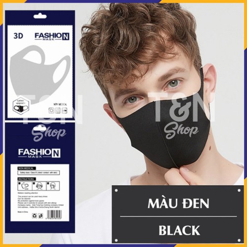 Khẩu Trang Vải 3D Thời Trang Hàn Quốc Chống Ô Nhiễm Bụi Mịn, Chống Nắng Công Nghệ NHẬT BẢN T&N Shop | BigBuy360 - bigbuy360.vn